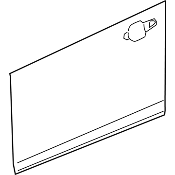 GM 25830158 Outer Panel, Front Passenger Side