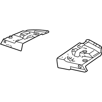 GM 22636362 Package Tray Extension, Passenger Side GM 22636362 Package Tray Extension, Passenger Side