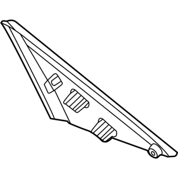 GM 84978774 Applique, Rear Driver Side GM 84978774 Applique, Rear Driver Side