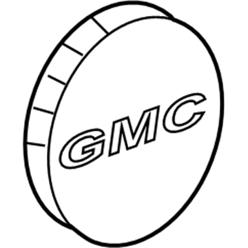 GMC 9595384 Hub Cap