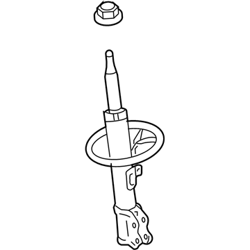 2009 Pontiac Vibe Shock Absorber - 19184383