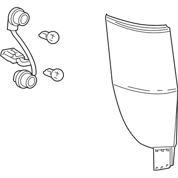 GMC Envoy XUV Tail Light - 15139460