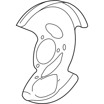 Saturn Vue Brake Dust Shields - 20786119