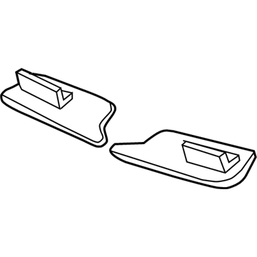 GMC 15172571 Sunvisor