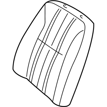 GM 12459378 Seat Back Cover, Front GM 12459378 Seat Back Cover, Front