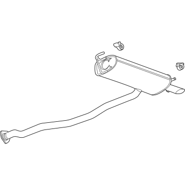 Chevy Trailblazer Muffler - 60005007