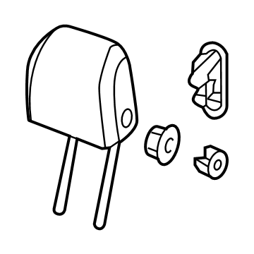 Buick 42741400 Headrest