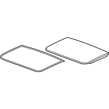Cadillac 23142060 Sunroof Glass
