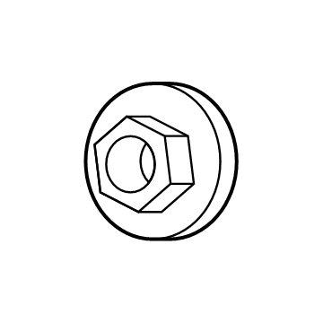 Chevy 11546459 Lower Note Horn Nut