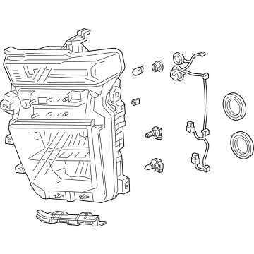 Chevy Silverado 3500 HD Headlight - 87818246