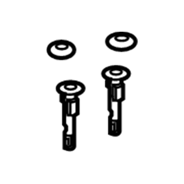 GM 22909696 Headrest Guide, Gray, Passenger Side