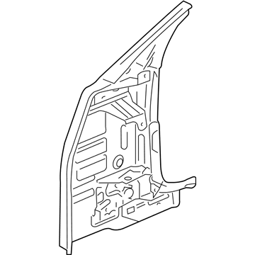 GM 23431115 Hinge Pillar Reinforcement, Passenger Side