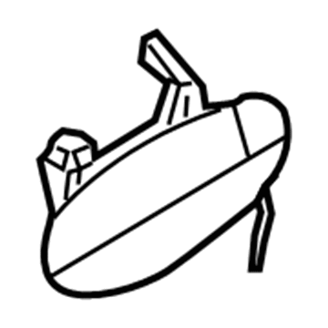 2004 Chevy Aveo Door Handle - 96541634