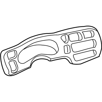 GM 15054239 Cluster Trim