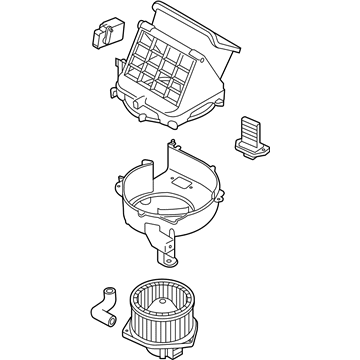 Chevy 96539655 Blower Assembly