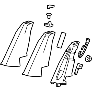 GM 84017879 Bolster, Titanium, Rear GM 84017879 Bolster, Titanium, Rear