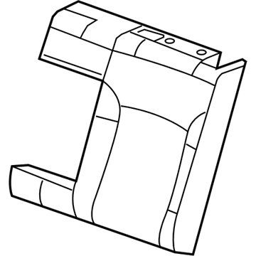 GM 22891239 Seat Back Cover, Titanium, Rear GM 22891239 Seat Back Cover, Titanium, Rear