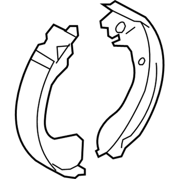Chevy Parking Brake Shoe - 19317047