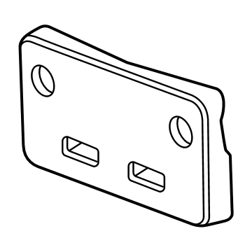 Cadillac 84783131 License Bracket