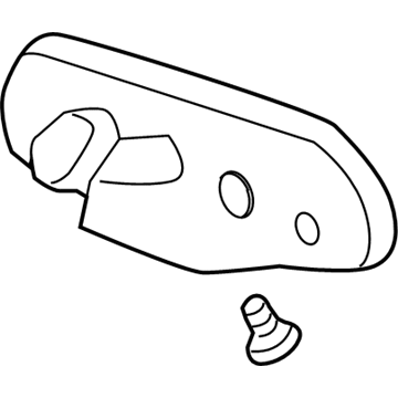 GMC 13524917 Mirror Inside