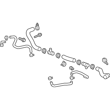 2017 Chevy Camaro Cooling Hose - 84134907