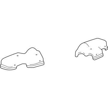 GM 84989252 Heat Shield, Driver Side GM 84989252 Heat Shield, Driver Side