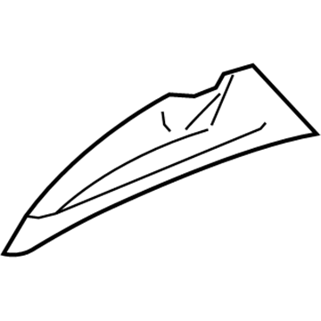 GM 95122612 Applique Panel, Blue GM 95122612 Applique Panel, Blue