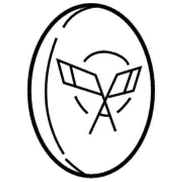 2004 Chevy Corvette Wheel Cover - 9594097