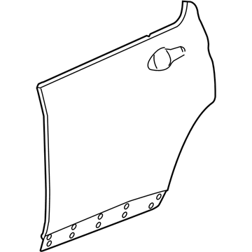 GM 15935980 Outer Panel, Rear Passenger Side