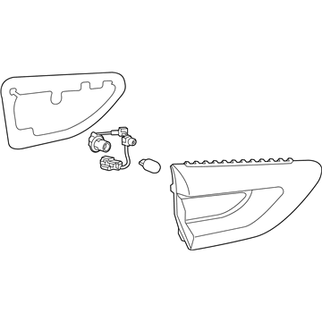 Buick Regal TourX Back Up Light - 39107537