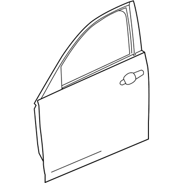 GM 84200615 Door Shell, Front Passenger Side