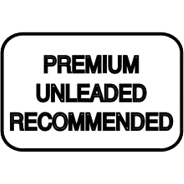 Pontiac 92057040 Info Label