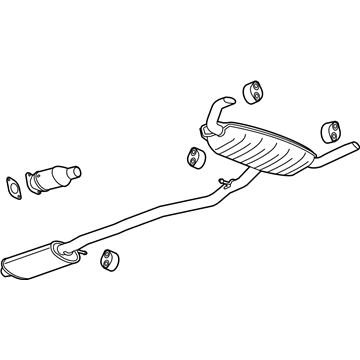 Cadillac SRX Exhaust Pipe - 22926865