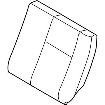 GM 96870053 Seat Back Cover, Black GM 96870053 Seat Back Cover, Black