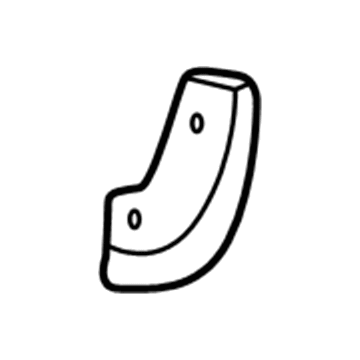 GM 23204369 Front Deflector, Driver Side GM 23204369 Front Deflector, Driver Side