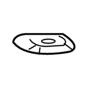 GM 19184735 Center Floor Pan Hole Cover, Rear GM 19184735 Center Floor Pan Hole Cover, Rear