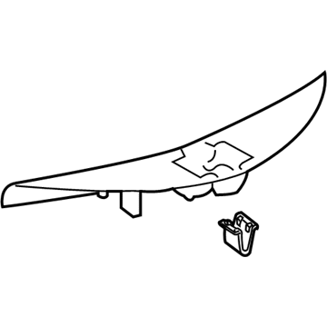 Pontiac 20832577 Rear Trim Panel