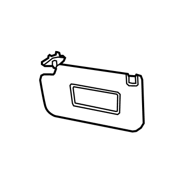 GM 84657799 Sunvisor, Driver Side