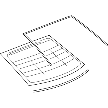 Saturn 25786644 Back Glass