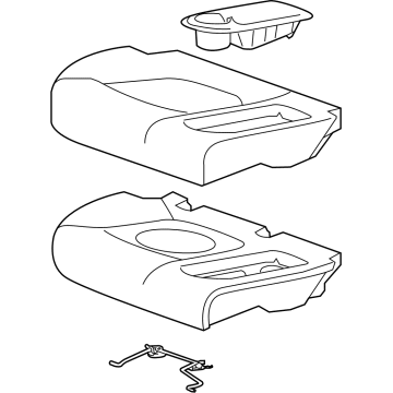 Chevy Spark Seat Cushion Pad - 42738107