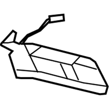 Saturn 22771485 Sunvisor