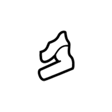 GM 12493648 Recline Cover, Gray, Passenger Side GM 12493648 Recline Cover, Gray, Passenger Side