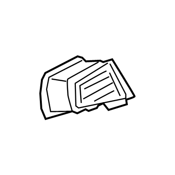 GM 84095201 Air Vent Grille, Driver Side GM 84095201 Air Vent Grille, Driver Side