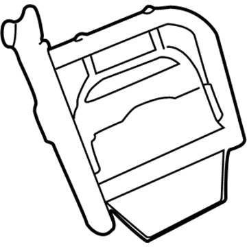 Buick 16816294 Seat Back Frame