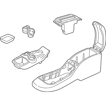 Chevy Blazer Center Console - 15177857