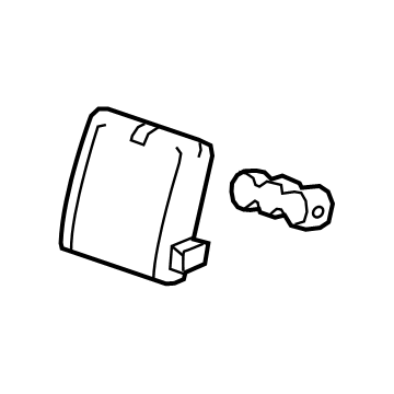 GM 84523239 Armrest, Black