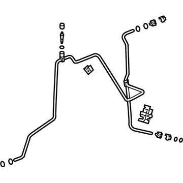 Cadillac SRX A/C Hose - 19418052