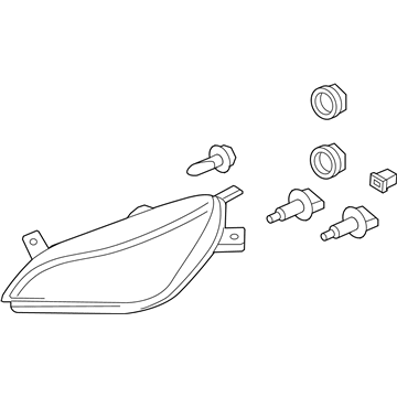 Saturn Sky Headlight - 25836066