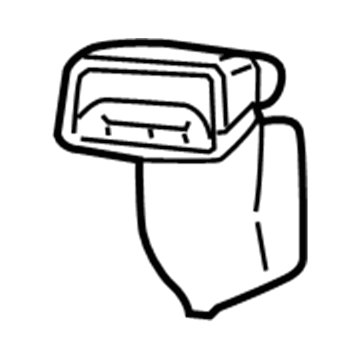 2011 GMC Terrain Seat Belt - 19209430