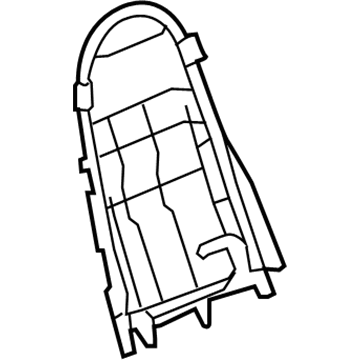 Chevy 89039190 Seat Back Frame